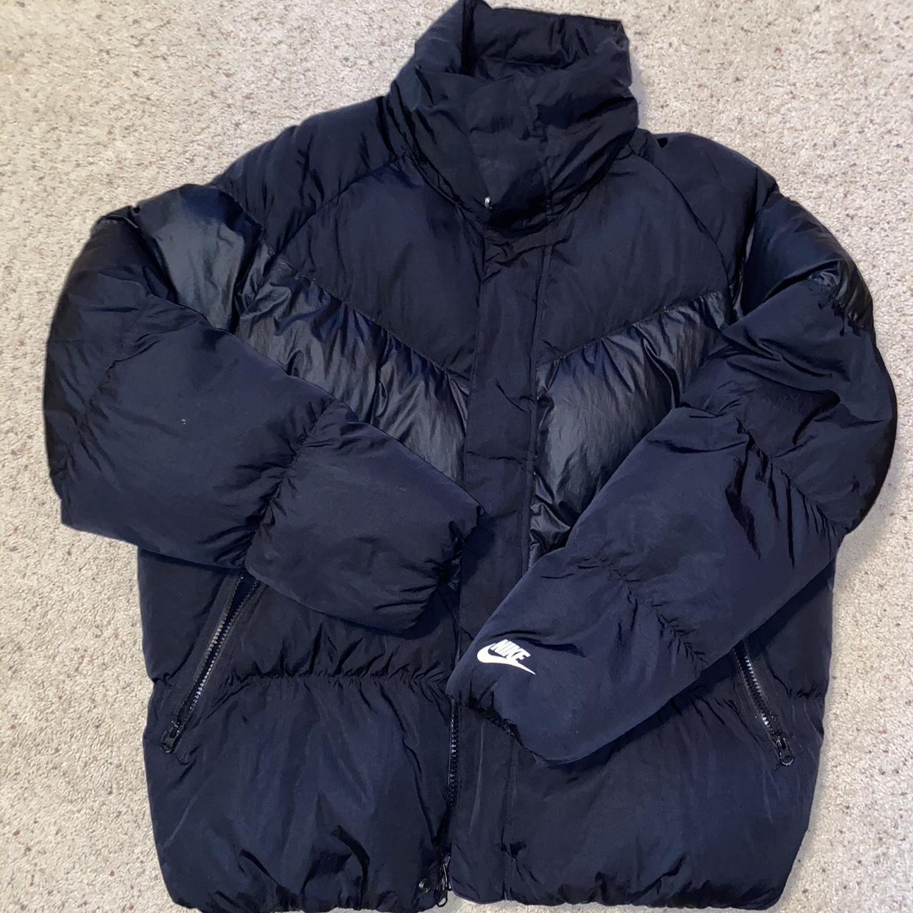 mens black nike puffer coat