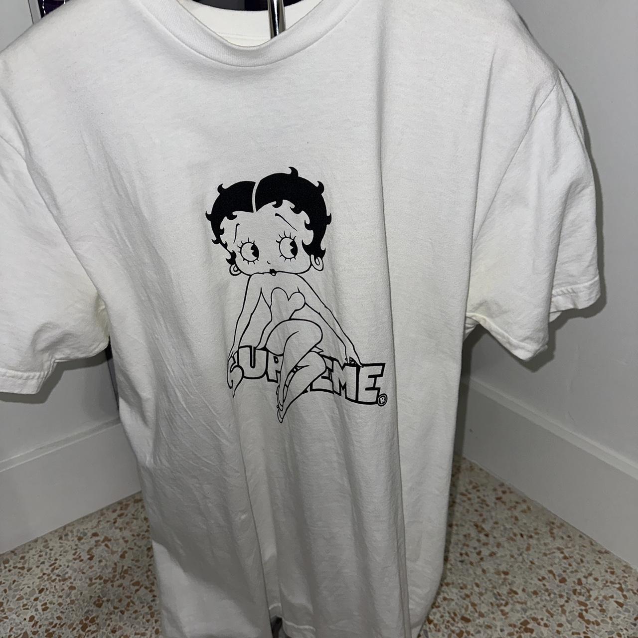 SUPREME BETTY BOOP TEE SLATE SS17 SIZE M | eBay