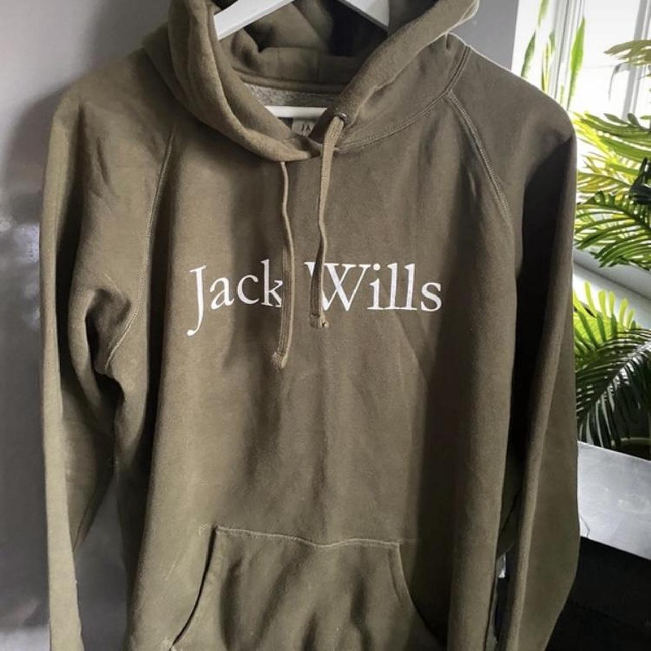 Jack wills khaki on sale hoodie