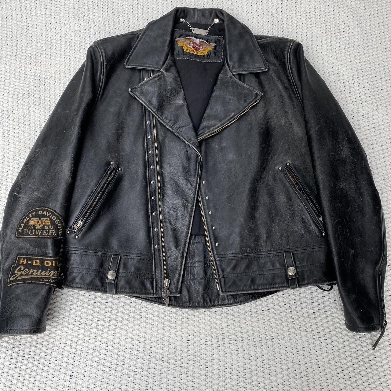 革*ー様 90s Harley-Davidson A-2 real leathe 90s Harley-Davidson A-2 real leather Jkt