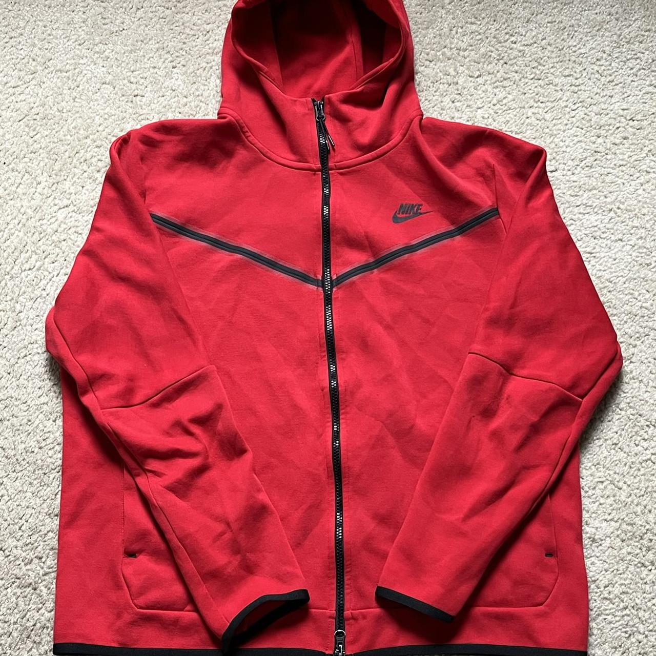 Red Nike Tech (super comfortable and good for the cold) - Depop