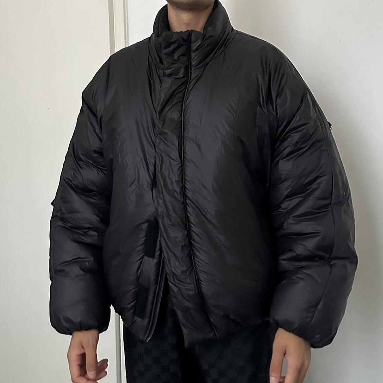 Jaded oversized puffer jacket size medium black 1 | Depop