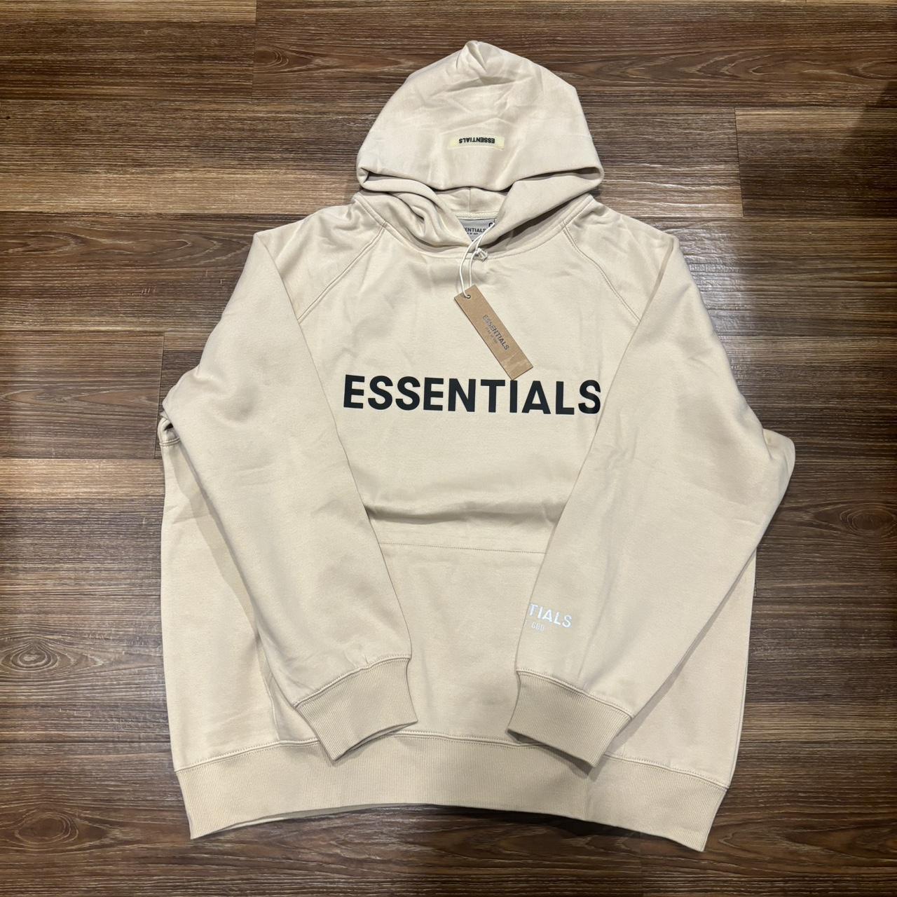 Cream Essentials Fear Of God Hoodie -Rep... - Depop