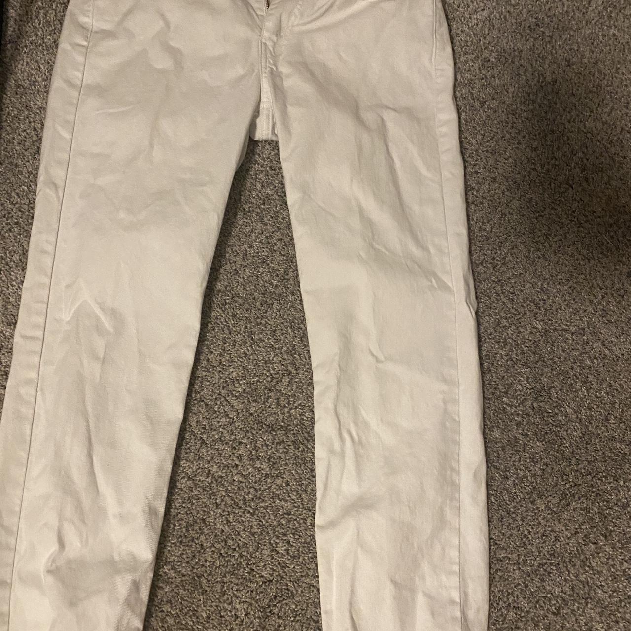 White levi jeans Never worn before no tags but... - Depop