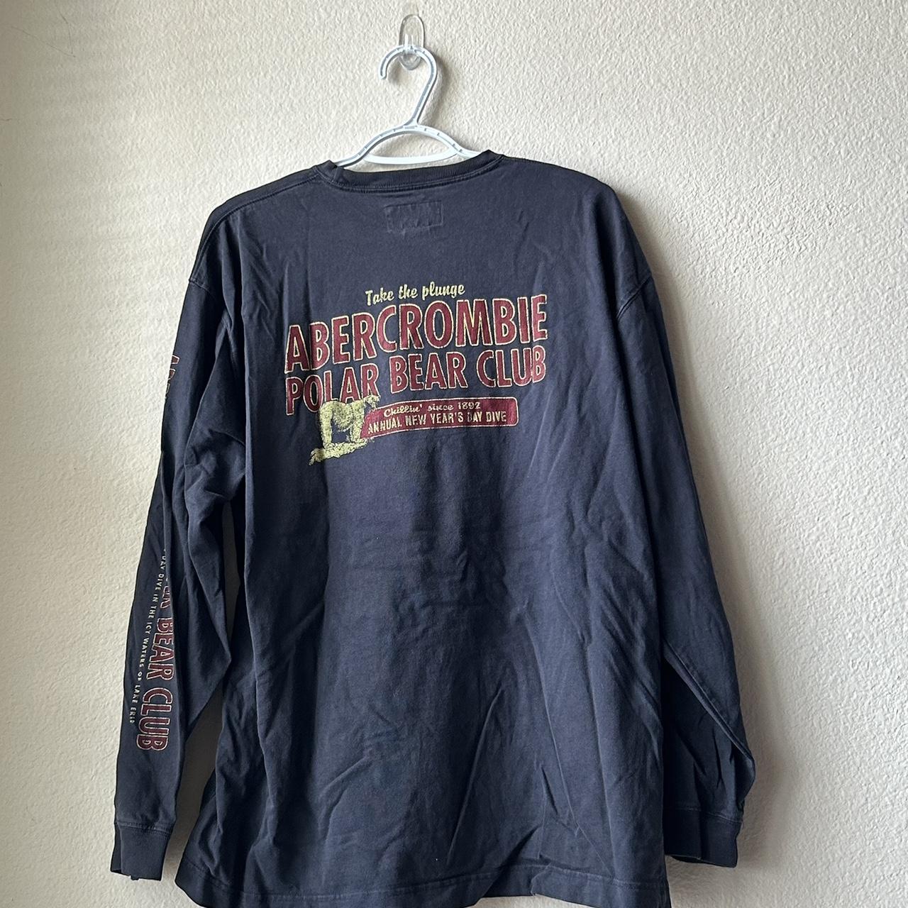 Long sleeve Abercrombie & Fitch shirt slight tearing... - Depop