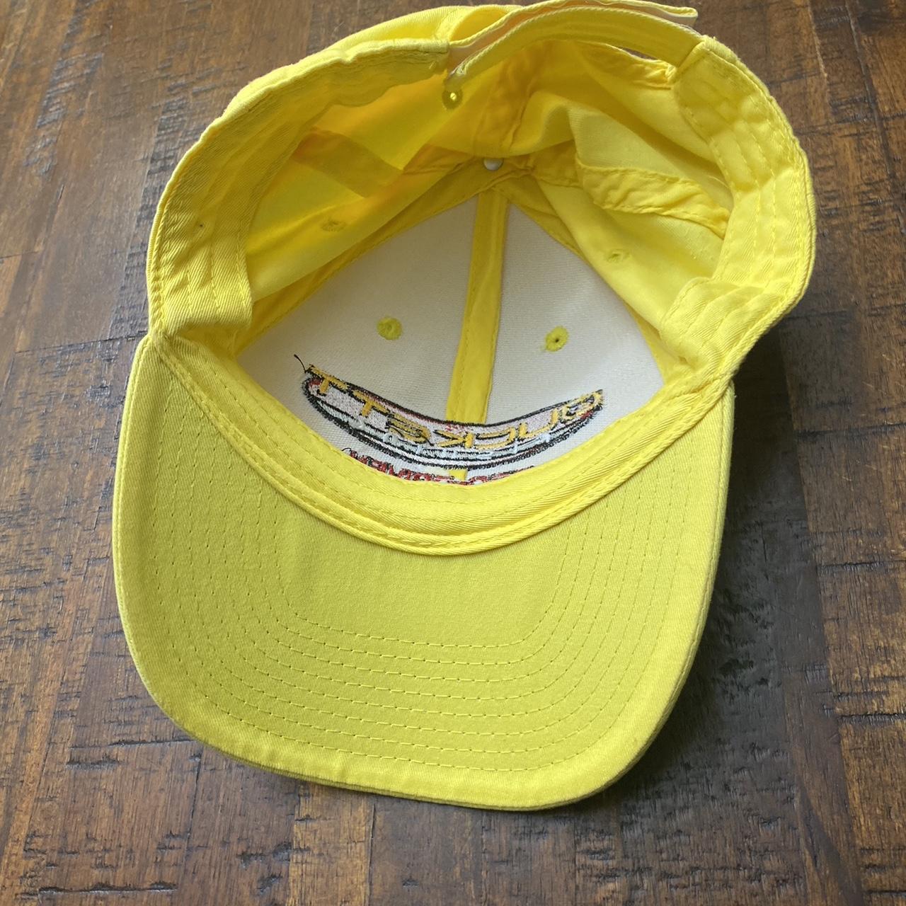 Duckett yellow fishing hat , Velcro strap