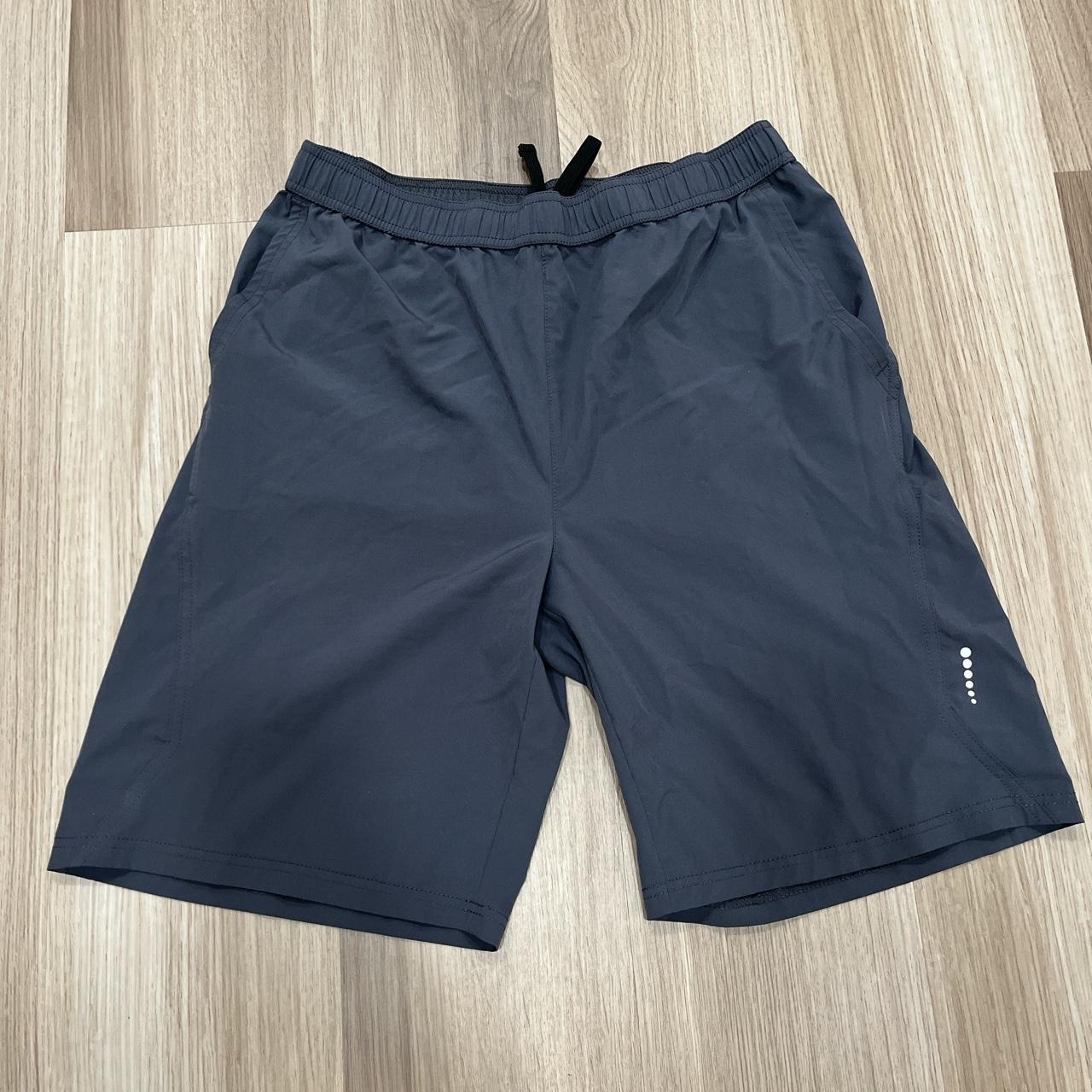 Dark grey Balance Collection medium shorts,... Depop