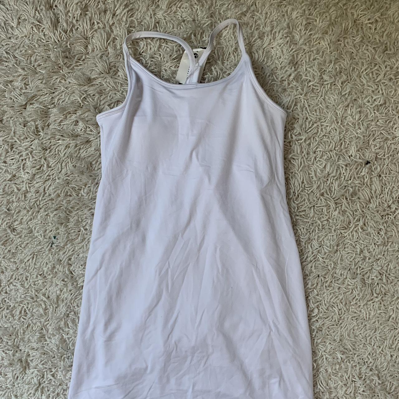 White athletic dress - Depop