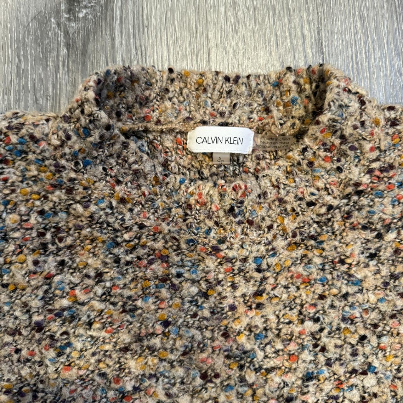 Calvin Klein Multicolored Knitted Sweater Rarely Worn Depop