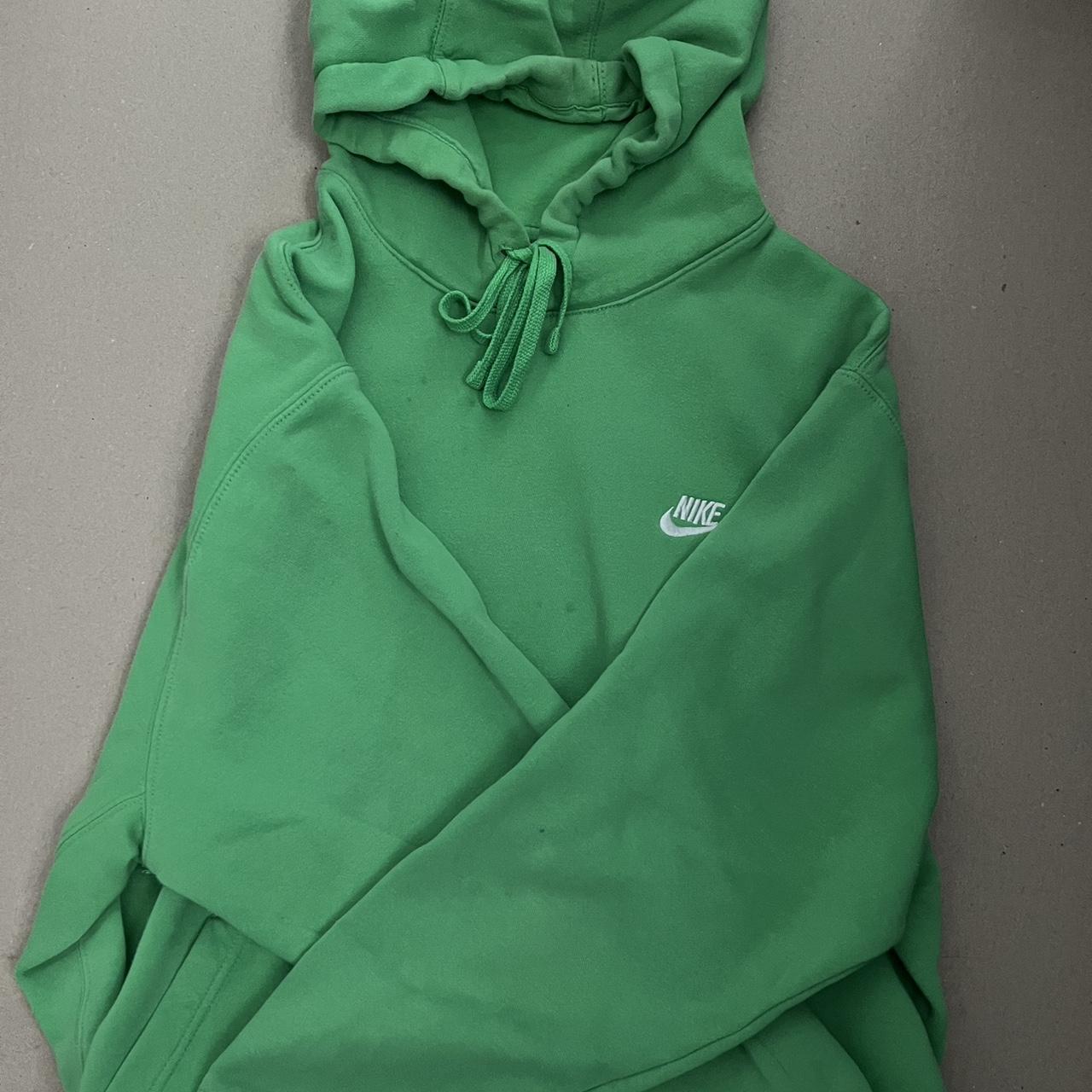 mens nike sweatshirt green