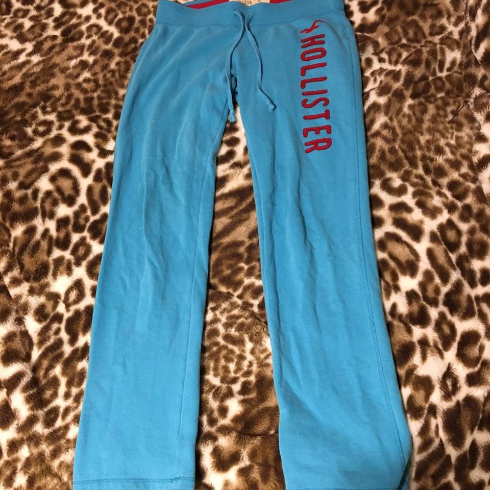 Red Gillyhicks(Hollister) sweatpants. They've never - Depop