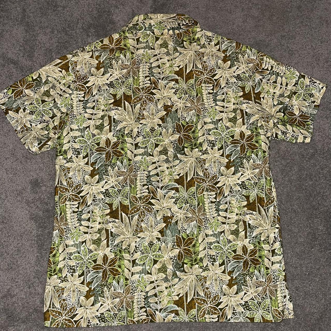 Star Wars Hawaiian Shirt Adult XL Green Floral Short - Depop