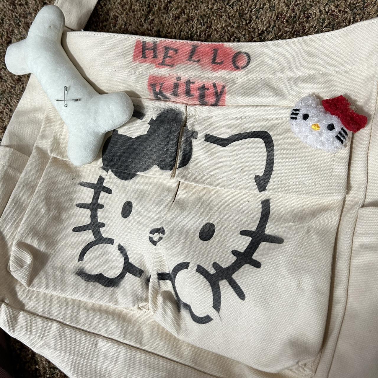 HUGE hello kitty shoulder bag. Appears to be hand... - Depop