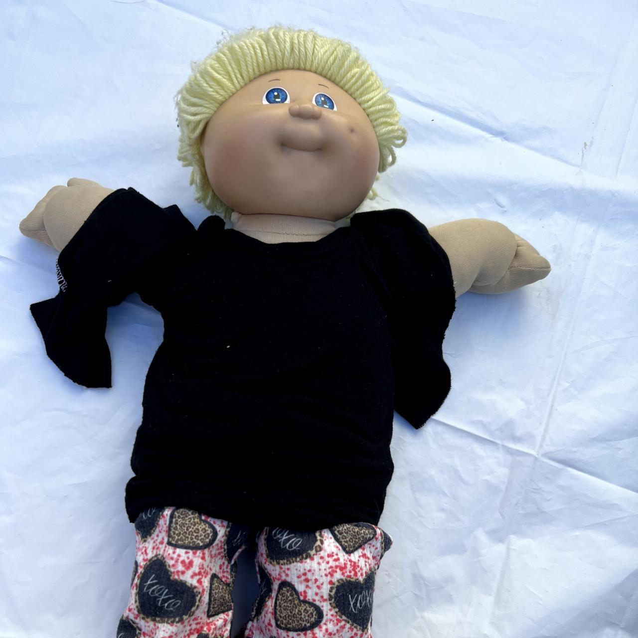 Cabbage patch doll blonde deals curly hair