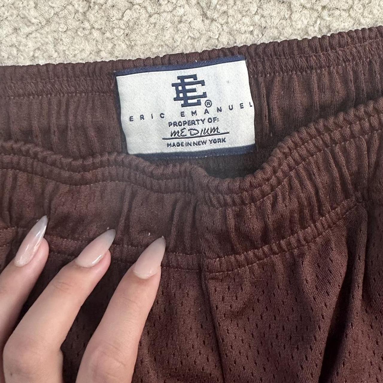 Eric Emanuel Brown Shorts Have only worn once,... - Depop