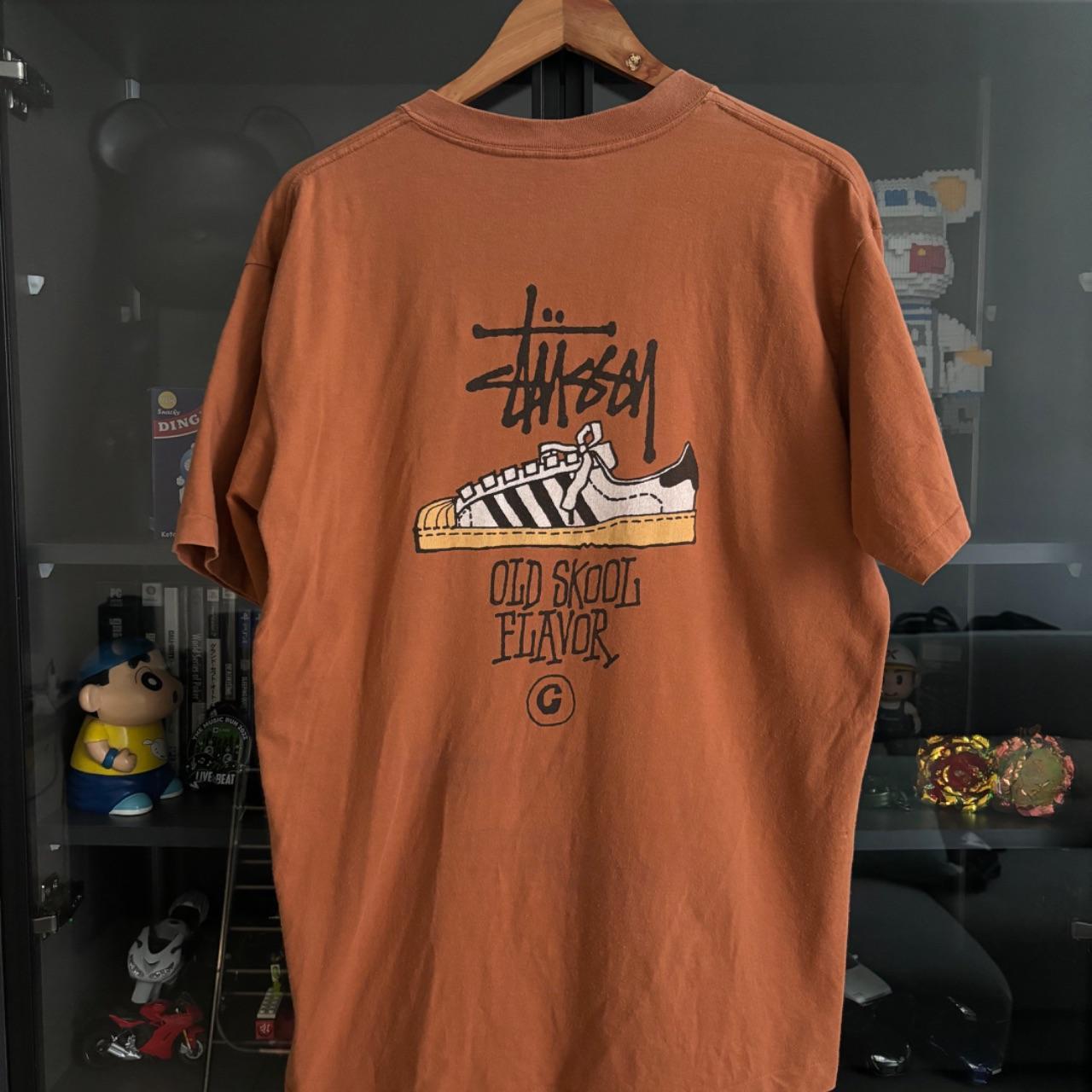 90's~ OLD STUSSY OLD SKOOL 白タグ USA製（Vintage 80s 90s
