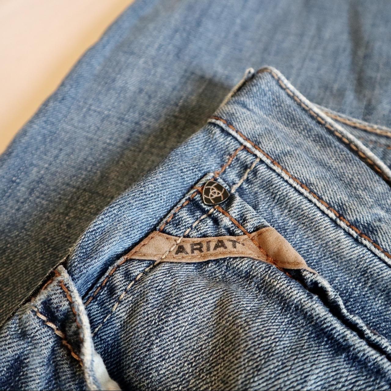 Ariat M4 Bootcut Jeans size 34/32 Medium Wash good... - Depop