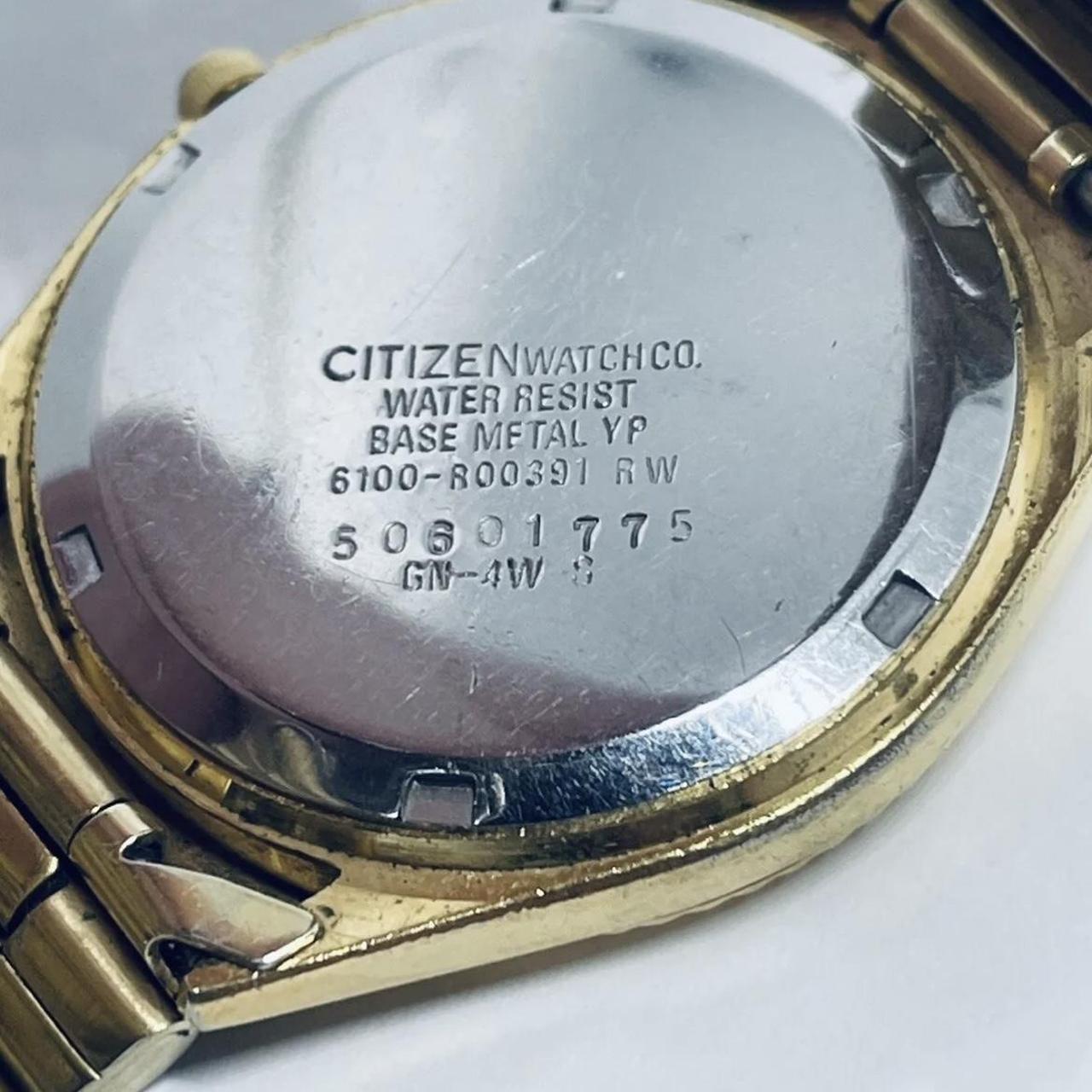 Citizen watch co water online resist base metal yp