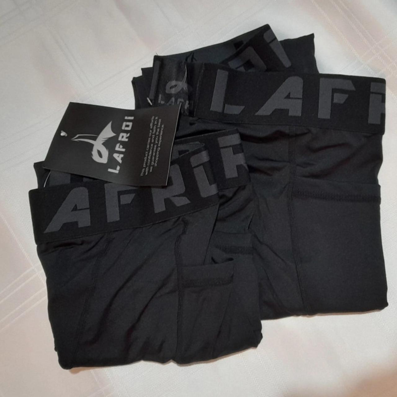 Lafroi PK 2 Compression Fit Leggings Black Quick Dry... Depop