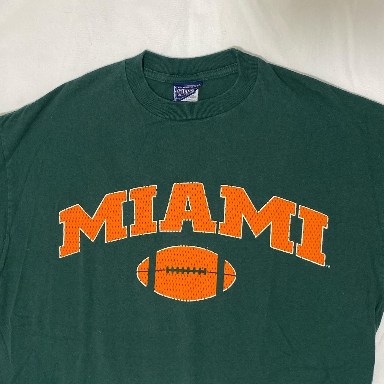 Vintage University of Miami Hurricanes Football - Depop