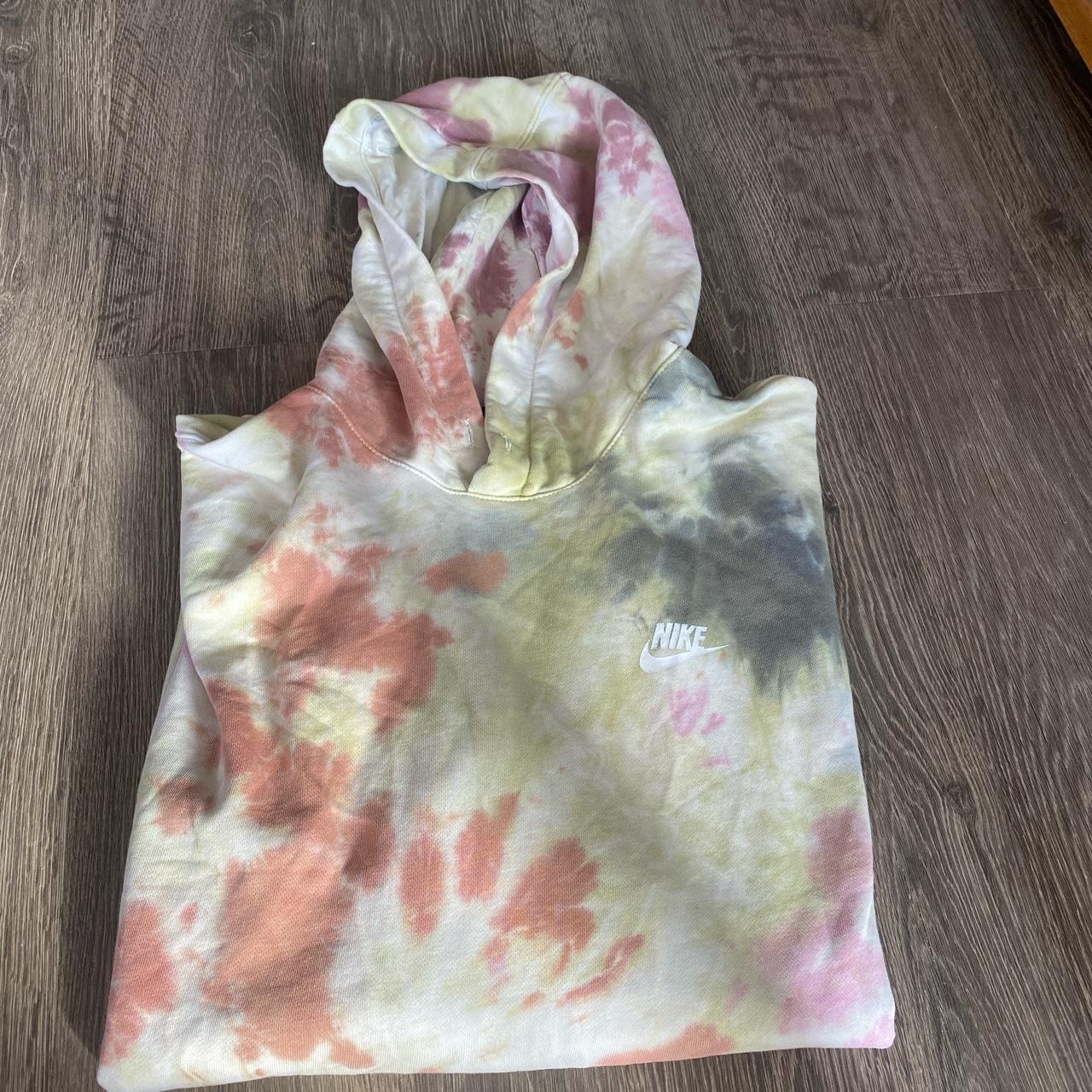 tie dye hoodie mens nike