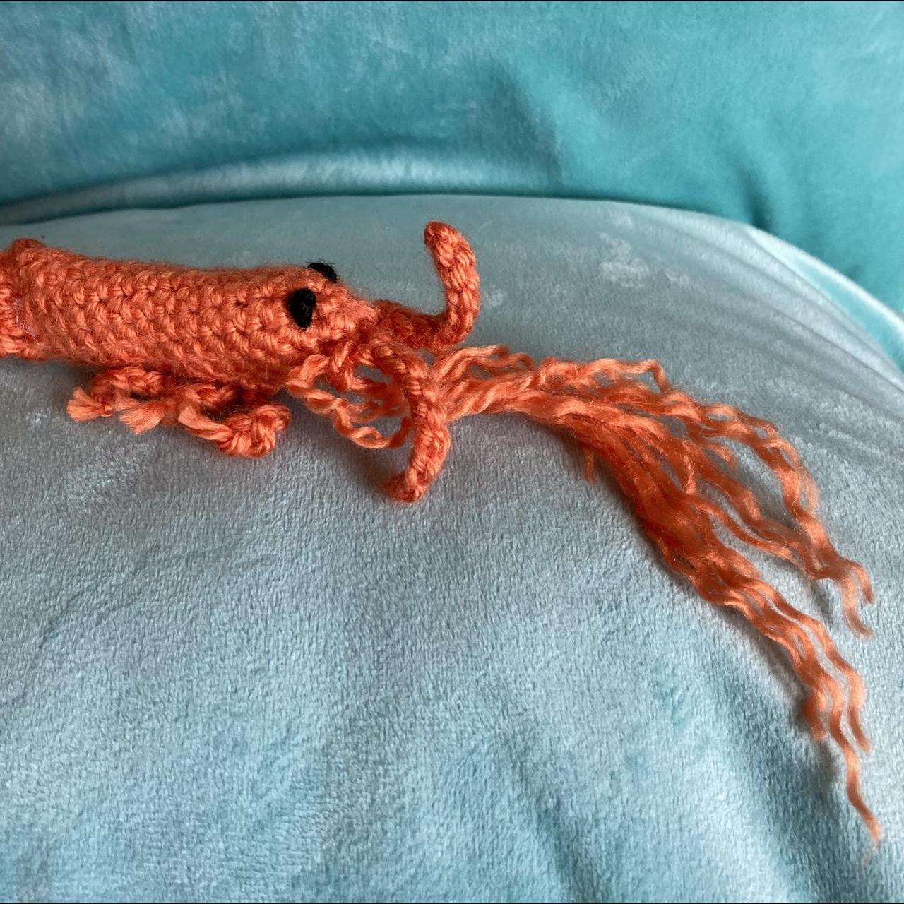 Handmade Crochet Amigurumi Shrimp 🤣 🦐🧶 One of a... - Depop