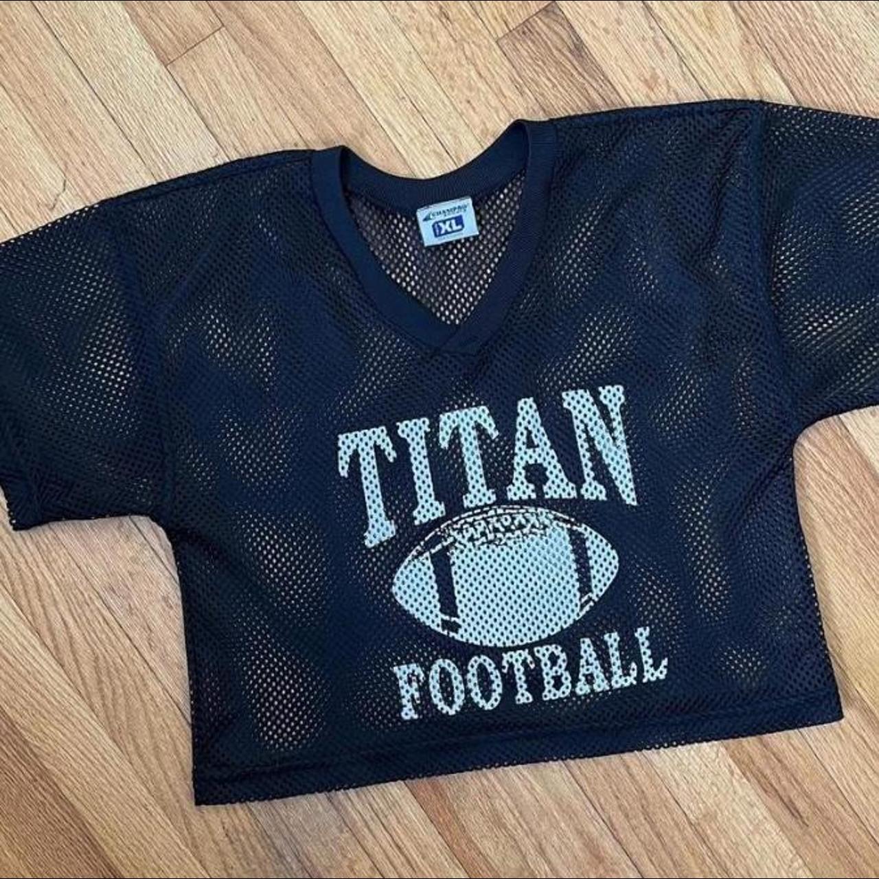 Cropped Retro Mesh Practice Football Jersey