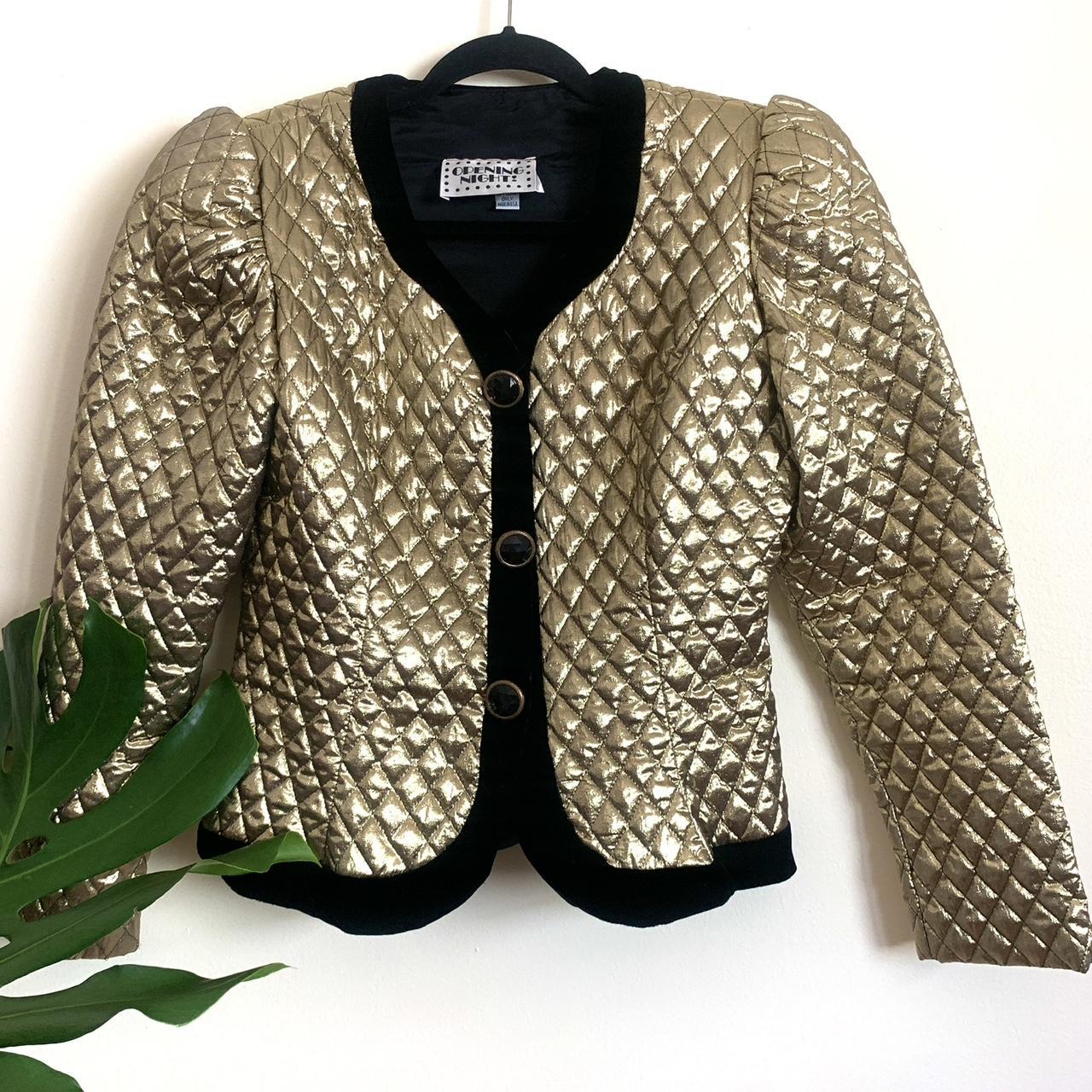 ♠️ 80’s Vintage Quilted Puff Sleeve Blazer ♠️, ▪︎Fitted...
