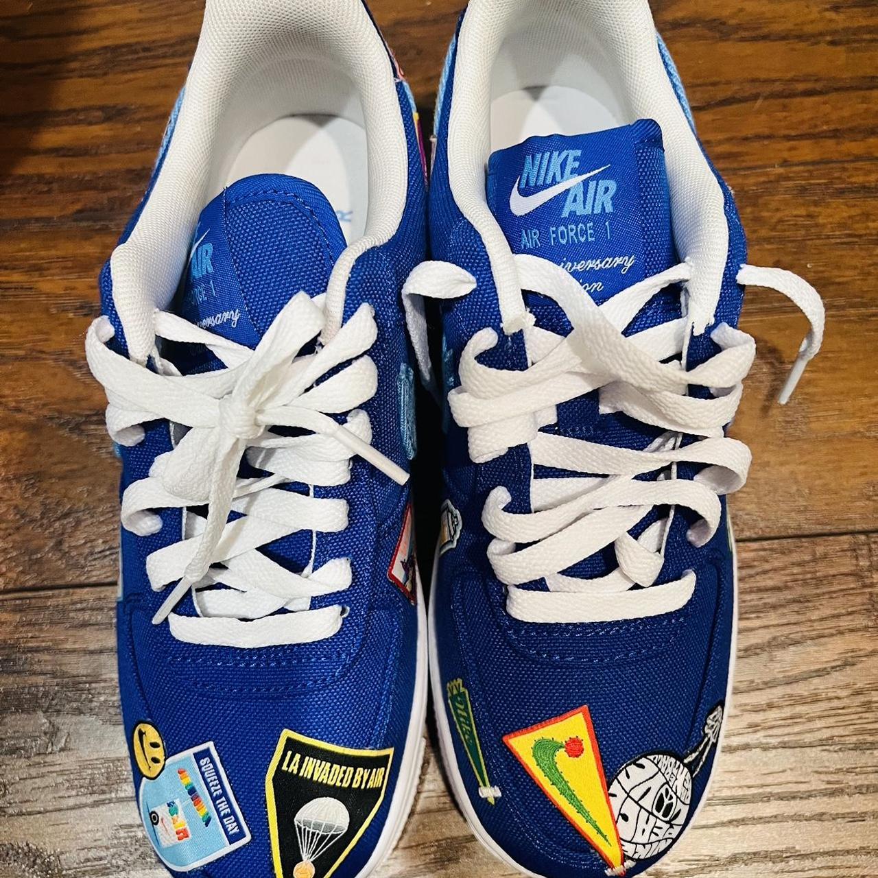 Nike, Shoes, Nike Custom Air Force Mid Baby Blue Nwt