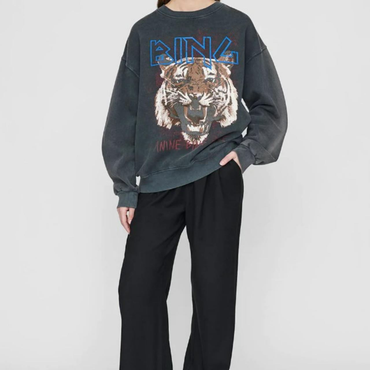 Anine Bing | Bing Tiger sweatshirt Size S - Depop