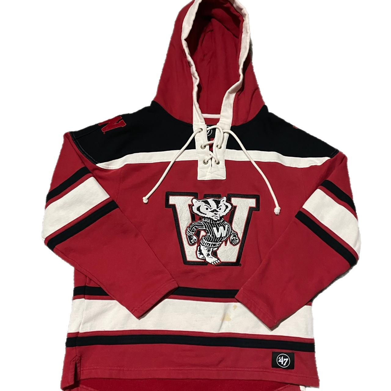 Wisconsin Hockey Jersey #Wisconsin #college #rare... - Depop