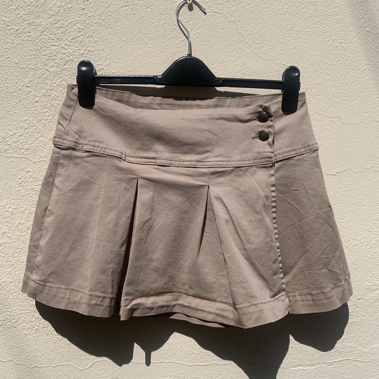 Hollister mini skirt Cargo khaki wrap Y2K... Depop