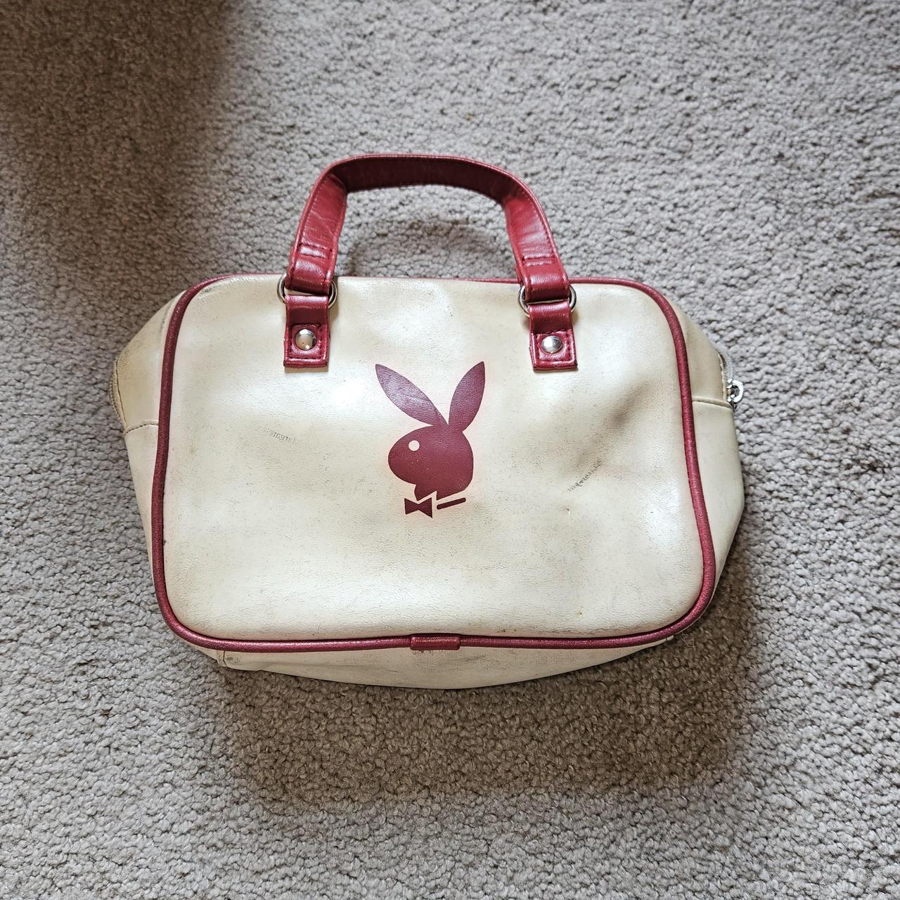 Pink Furry Playboy Mini Backpack - Spencer's