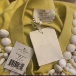 NWT Kate Spade Kati Cardigan shops With Beads In Yellow Sz M