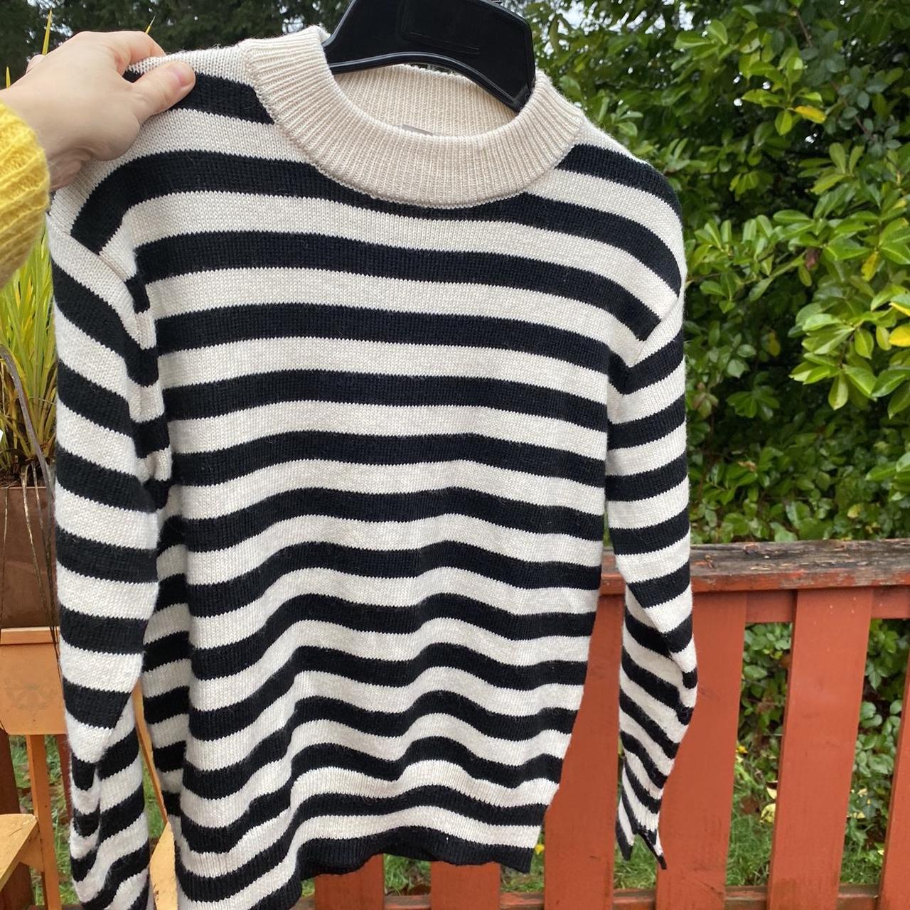 H and m hot sale striped jumper