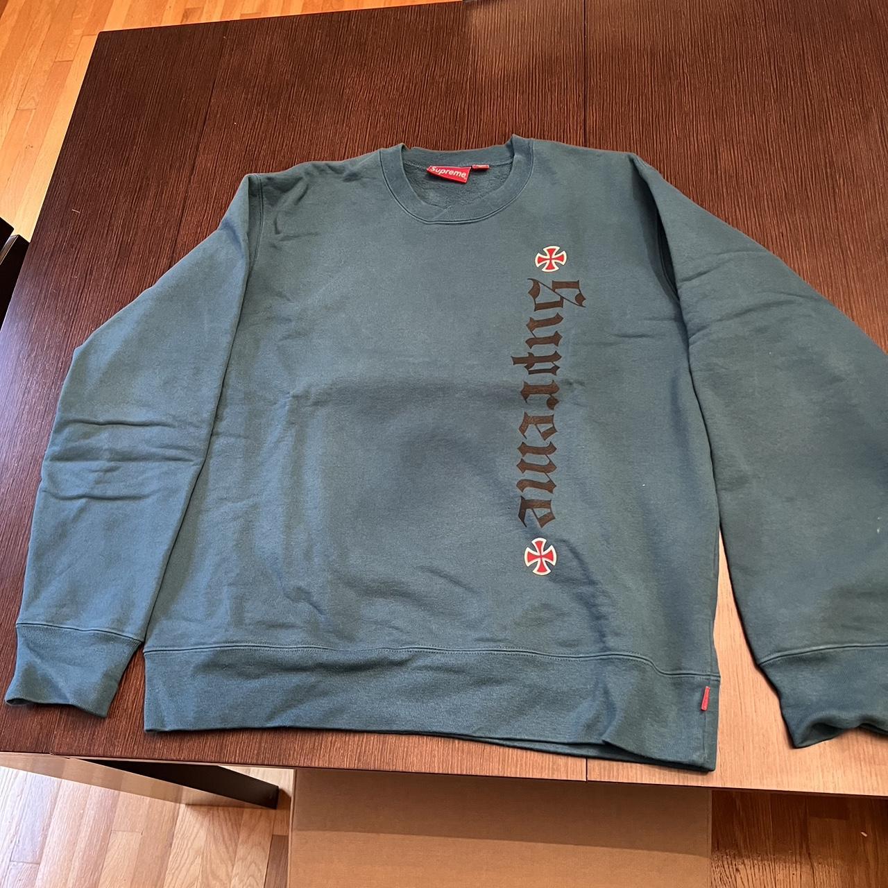 Supreme x shop independent crewneck