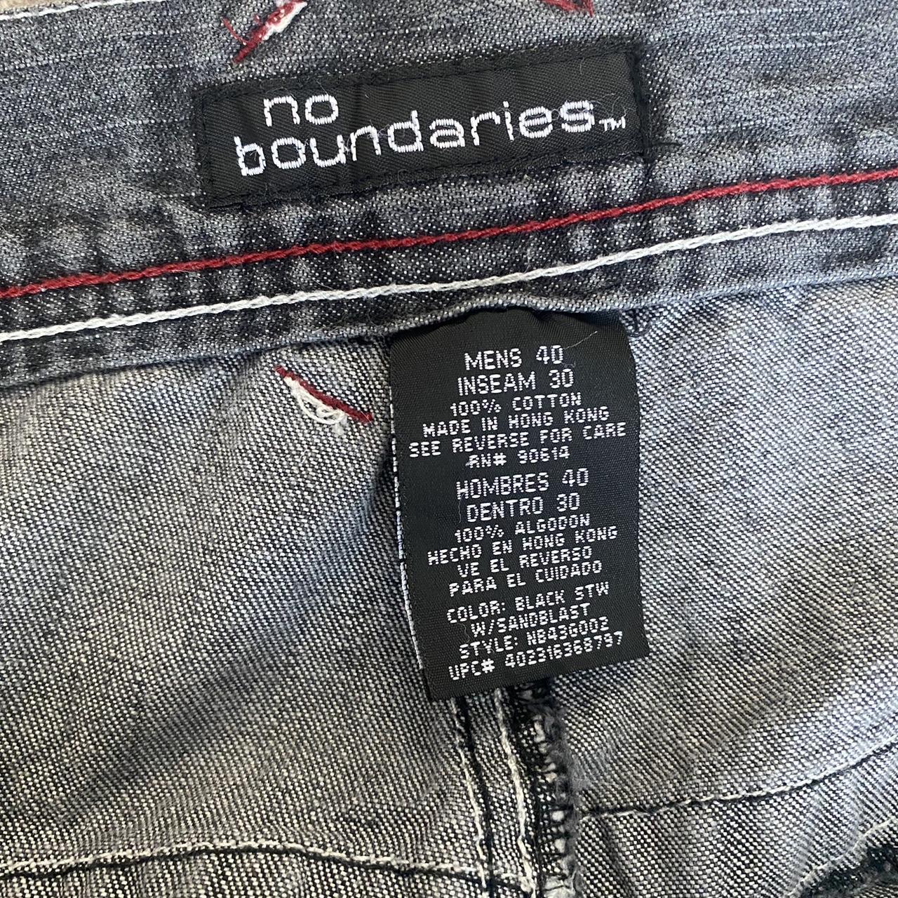 Baggy No boundaries men’s jeans, size 40, lightly... - Depop