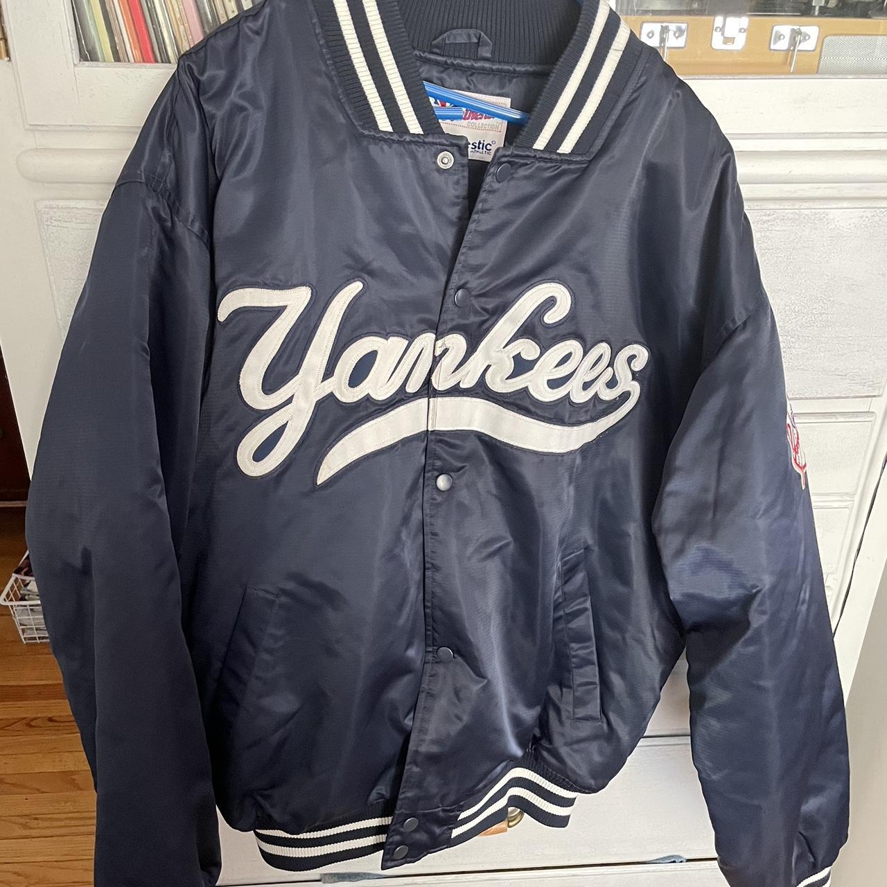 Majestic Yankees Bomber Jacket #Yankees #Jacket #XL... - Depop