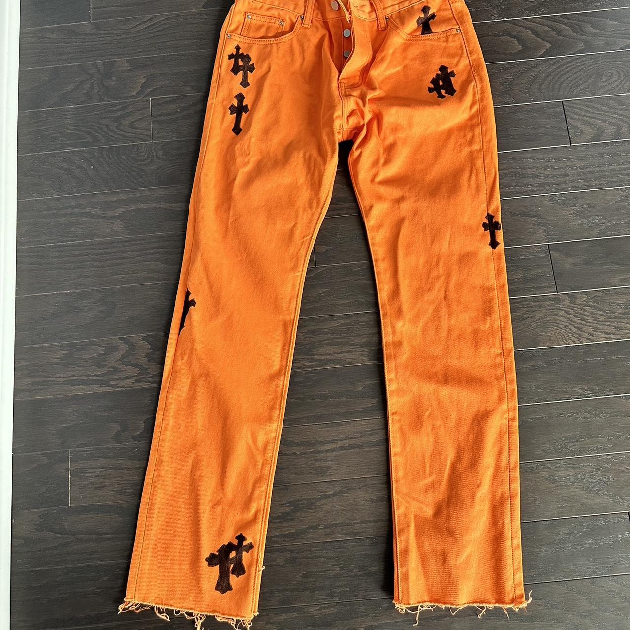 Off white clearance chrome hearts jeans