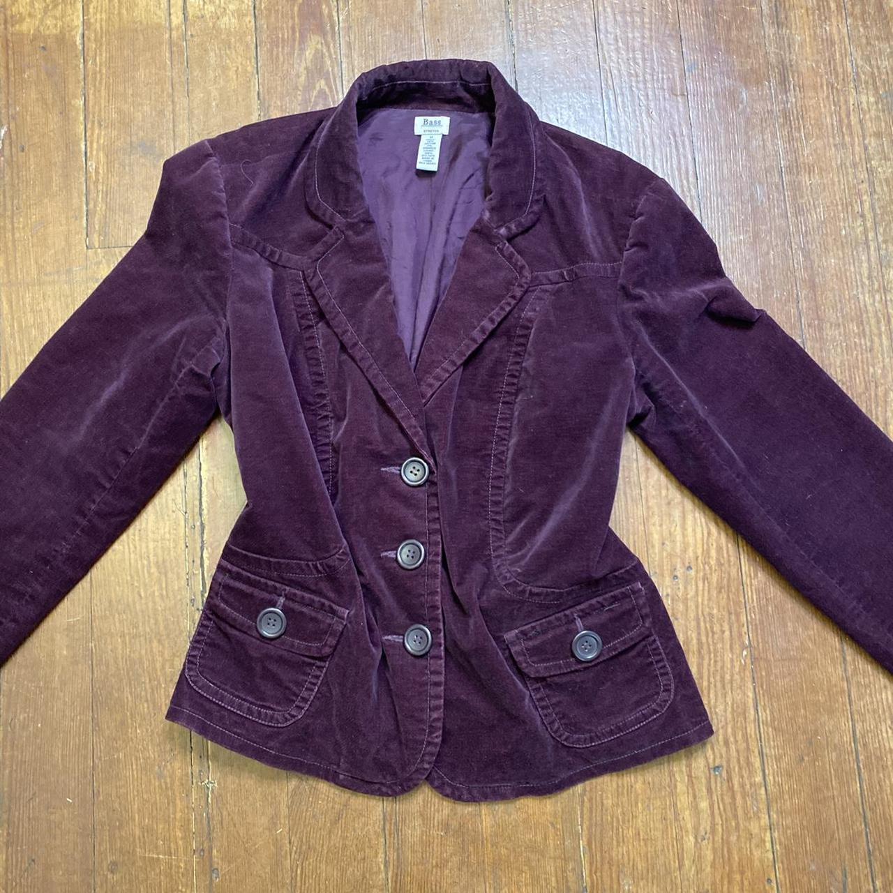 Purple velvet #whimsigoth button up blazer 💜 I’m... - Depop