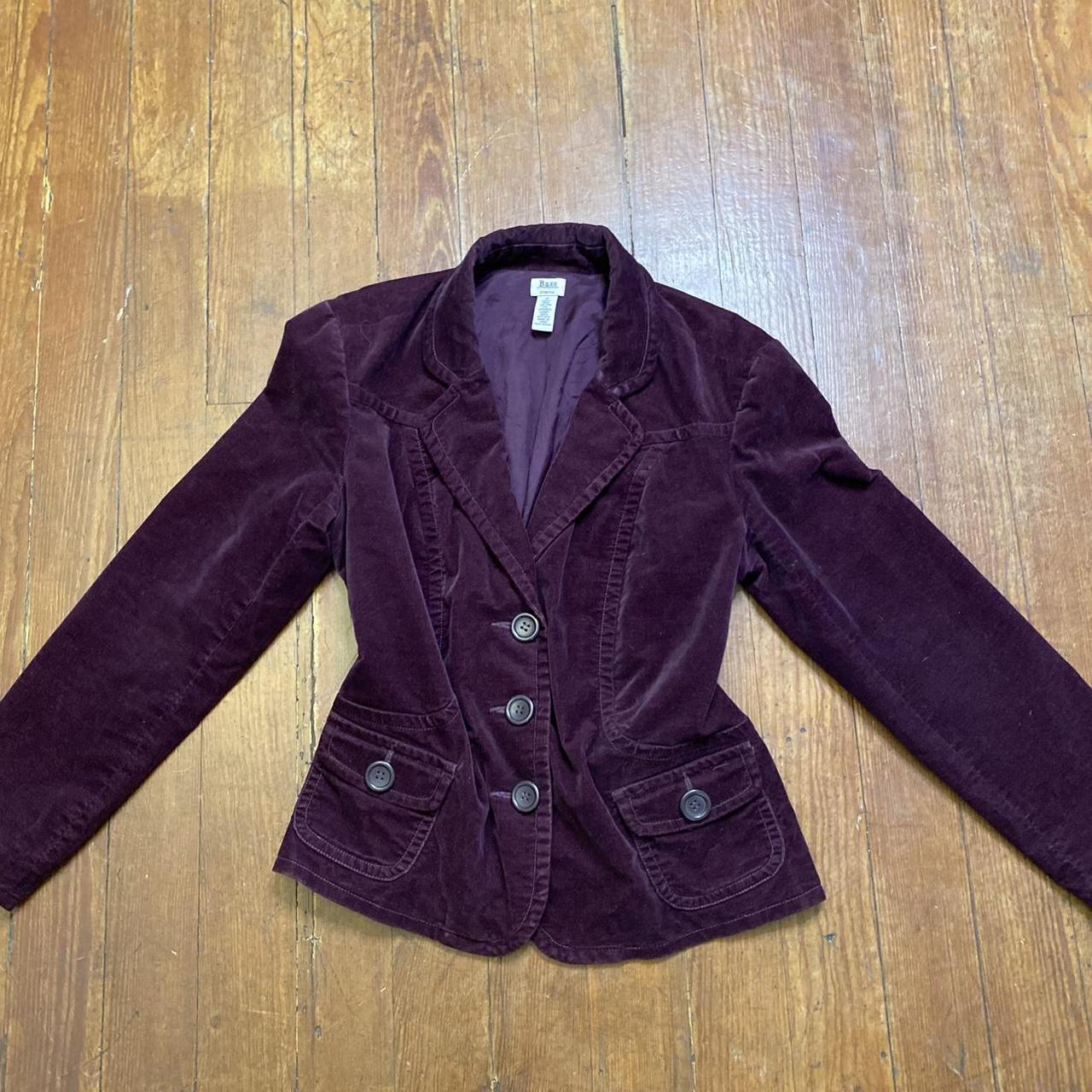 Purple velvet #whimsigoth button up blazer 💜 I’m... - Depop