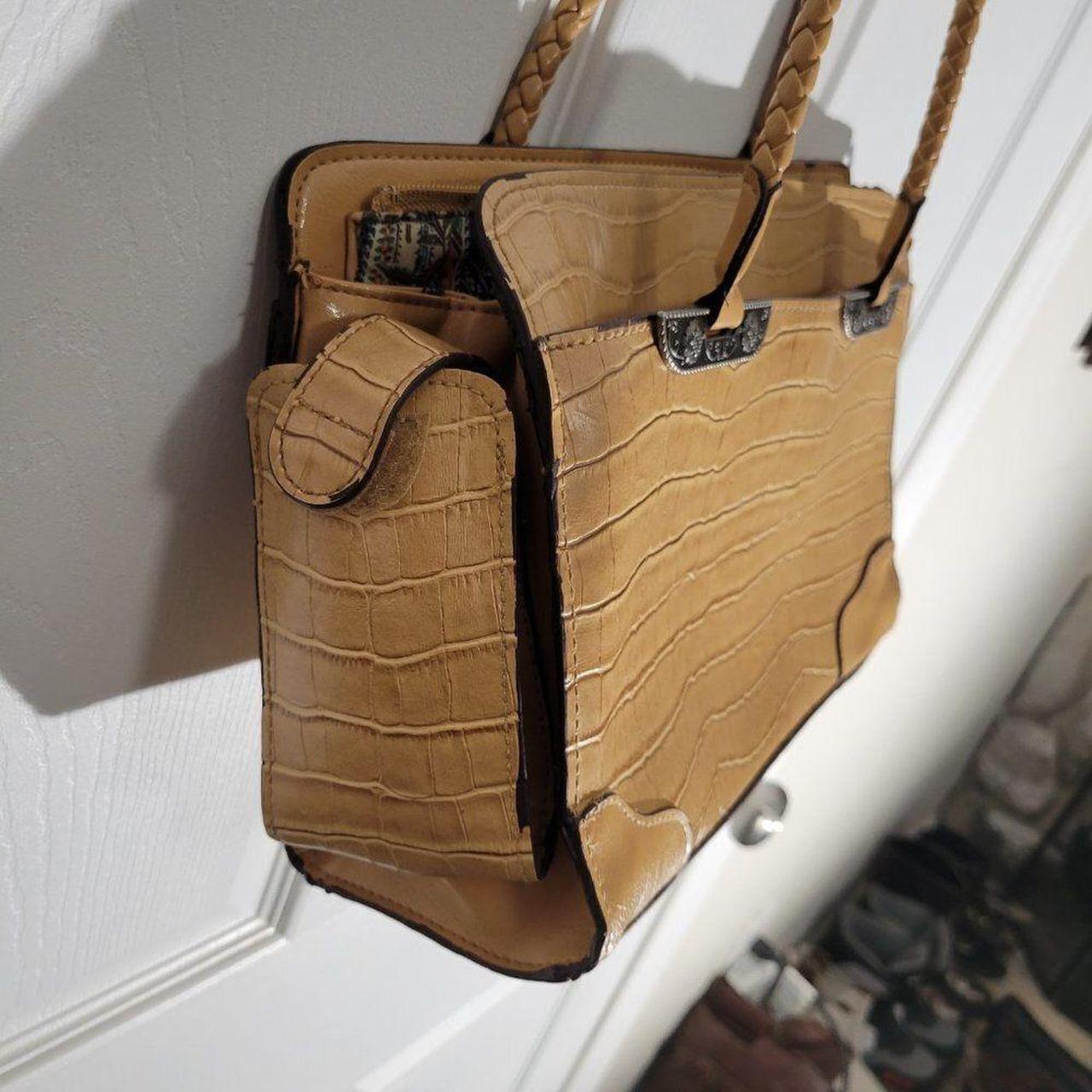 Women's Bag - Tan – Vintage Bueno-Satchel-Tan Vin… - image 2