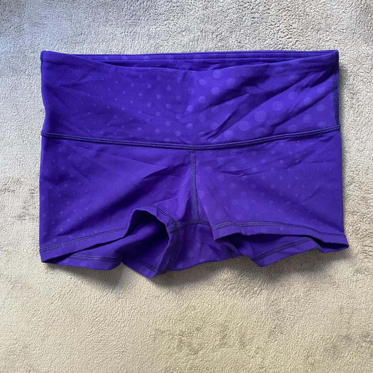 Lululemon short booty shorts. Size 6 but extremely... - Depop