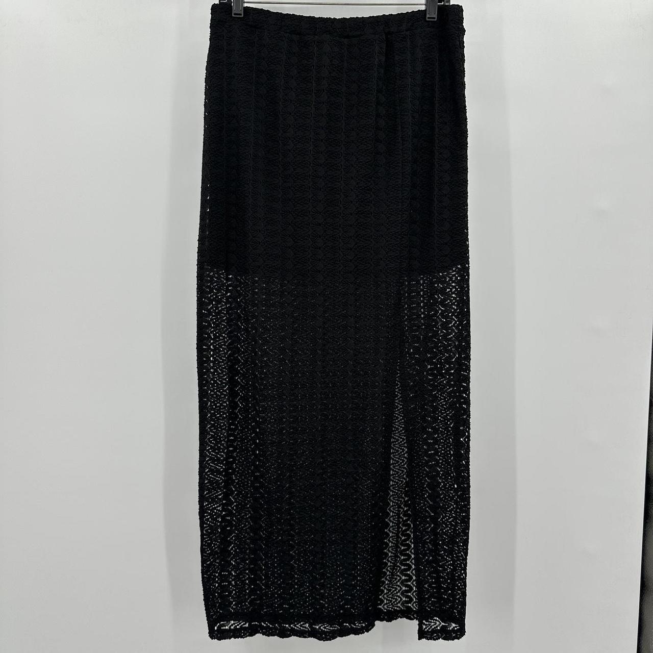 Black lace maxi skirt forever 21 best sale