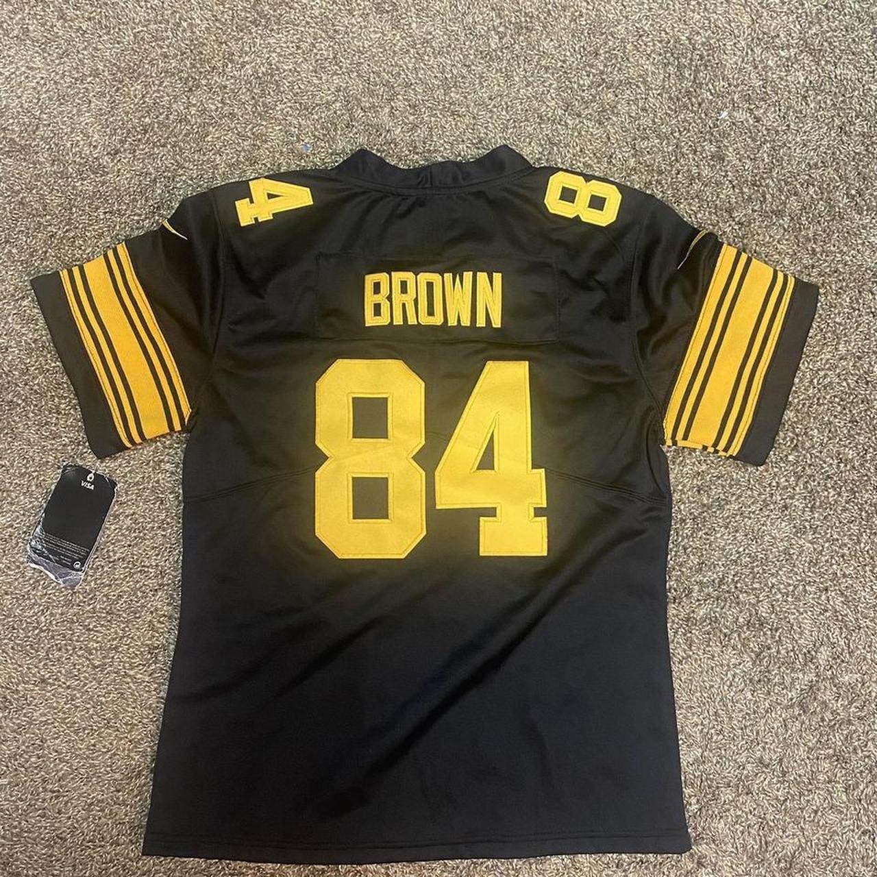 NFL Steelers Jersey Antonio Brown No. 84 Youth L - Depop