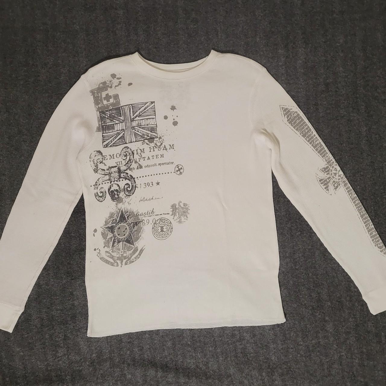 Machine Clothing Co Y2K / Grunge Style Waffle Knit... Depop