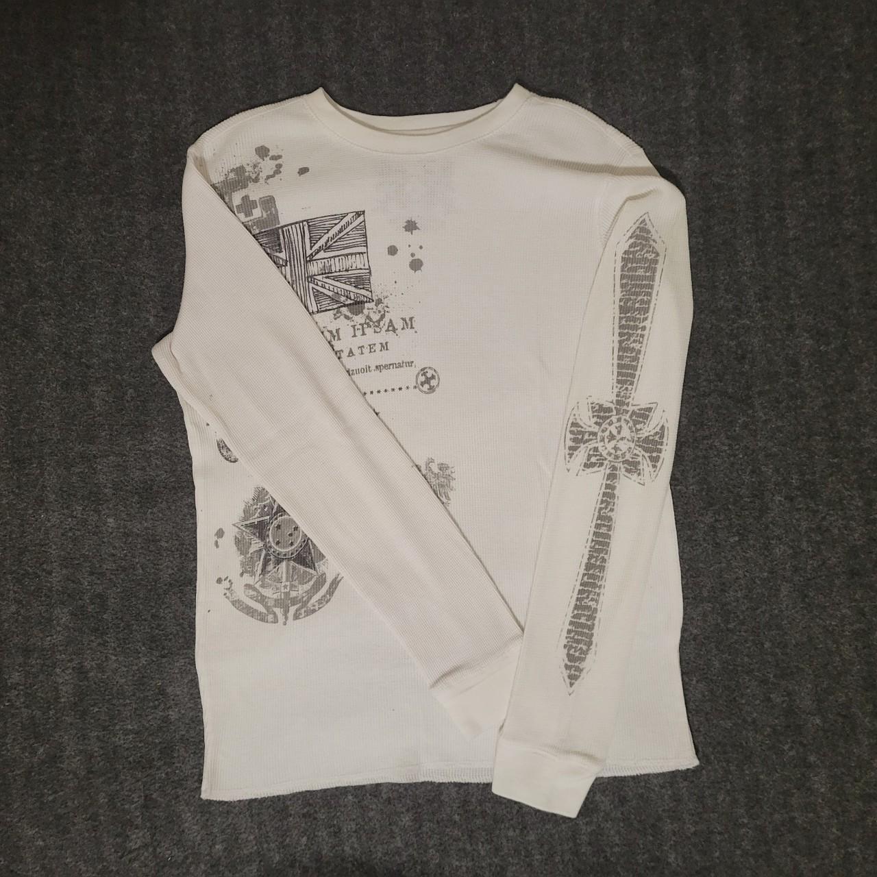 Machine Clothing Co Y2K / Grunge Style Waffle Knit... Depop