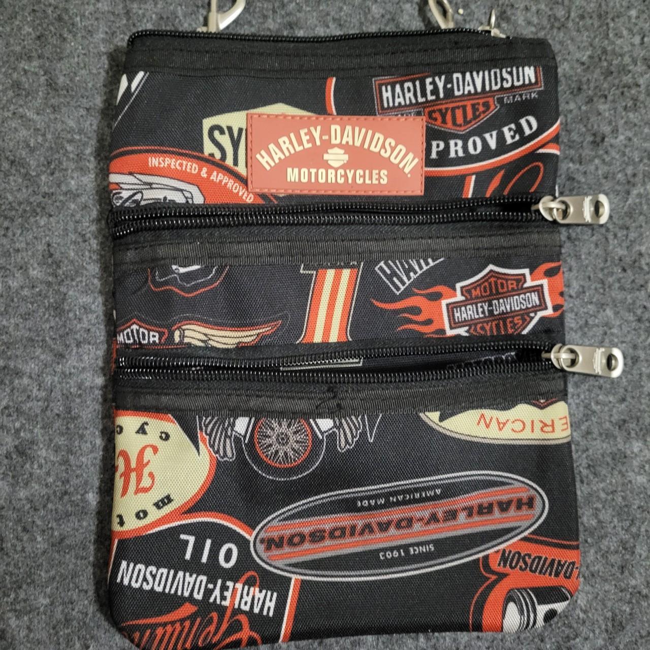Vintage Leather Harley Davidson Purse Crossbody - Depop