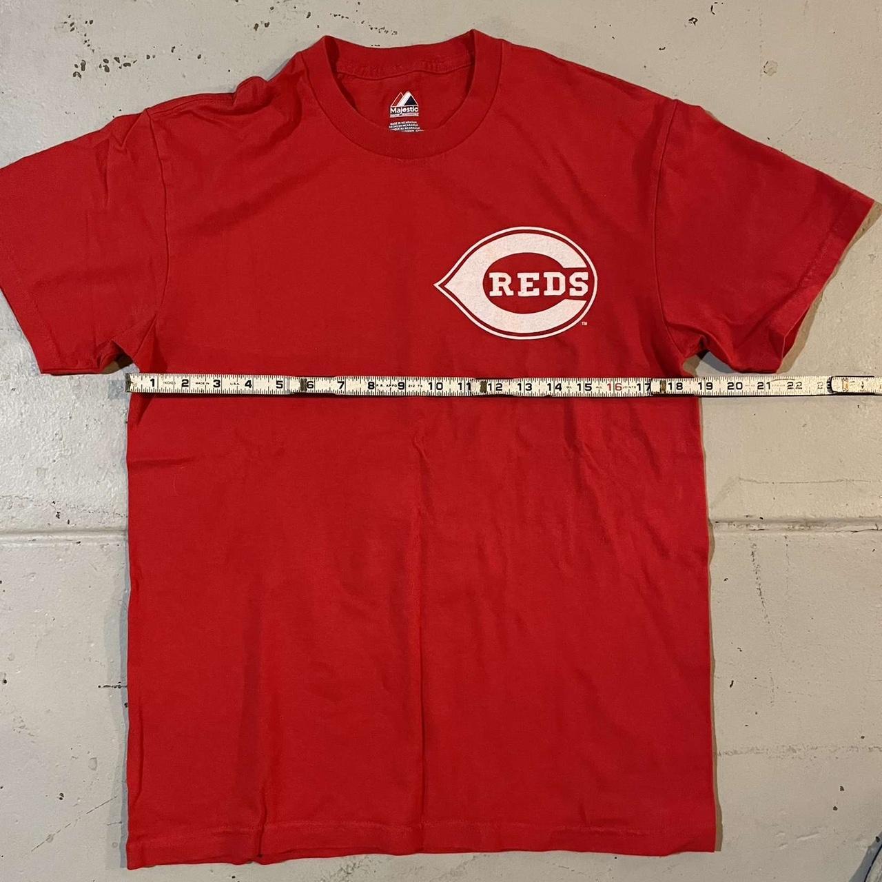 Johnny bench reds shirt size medium... - Depop