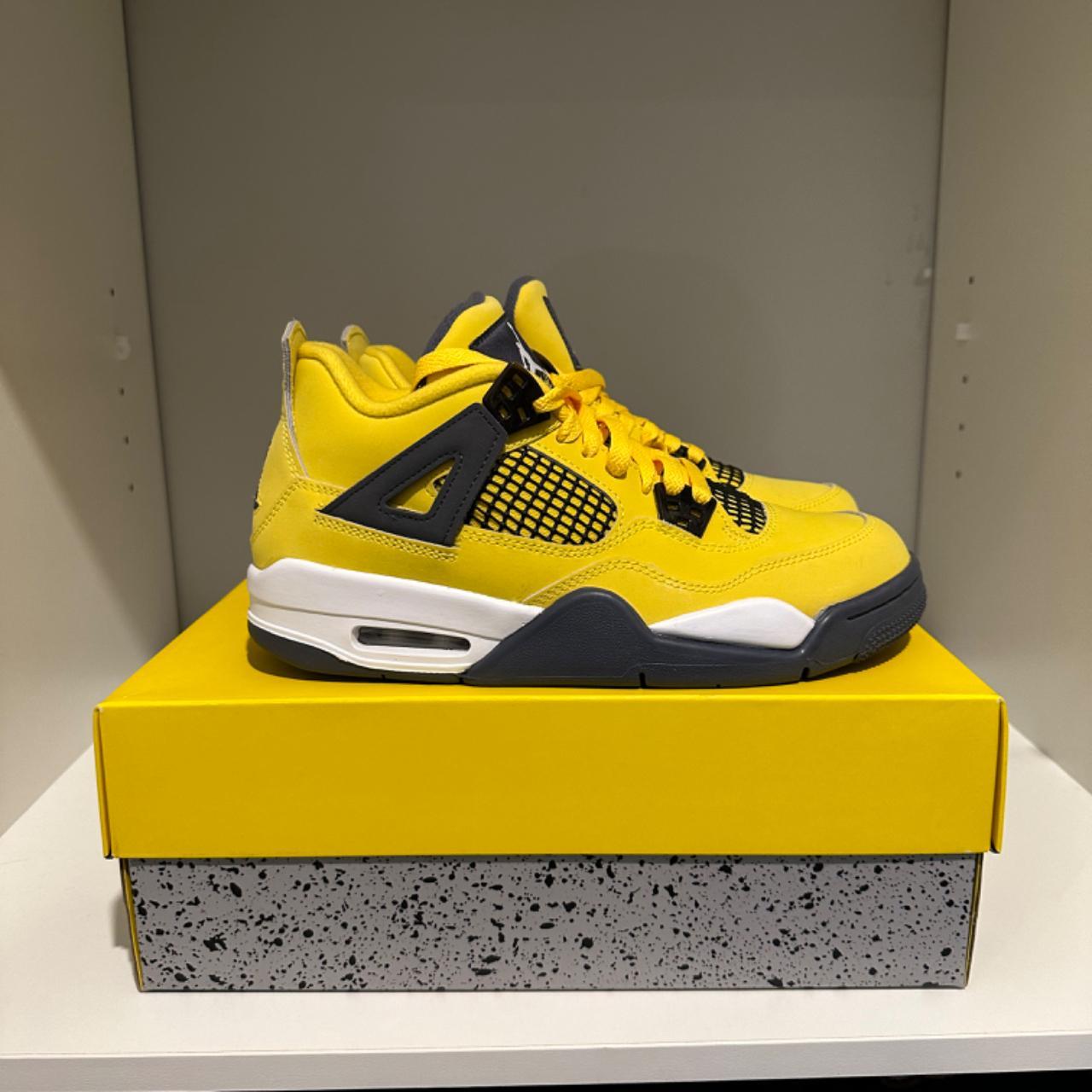 Jordan 4 Lightening - 6Y - BRAND NEW - OG BOX -... - Depop